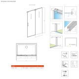 Drzwi Prysznicowe 100 Prawe DWJ Espera Pro 10090100-01-01R+10091100-01-01R Radaway