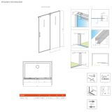 Drzwi Prysznicowe 110 Prawe DWJ Espera Pro 10090110-01-01R+10091110-01-01R Radaway