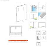 Drzwi Prysznicowe 140 Prawe DWJ Espera Pro 10090140-01-01R+10091140-01-01R Radaway