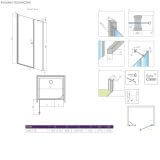 Drzwi Prysznicowe Eos DWS 120 Lewe 137992-01-01L Radaway