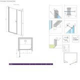 Drzwi Prysznicowe Eos DWS 140 Lewe 137993-01-01L Radaway