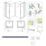 Drzwi Prysznicowe Eos KDJ II 110cm Część Lewa 13799423-01L Radaway