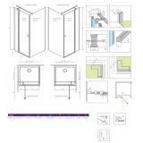 Drzwi Prysznicowe Eos KDJ II 90cm Część Lewa 13799421-01L Radaway
