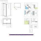 Drzwi Prysznicowe Eos KDS II 110 Lewa 13799483-01L Radaway