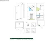 Drzwi Prysznicowe Nes 8 DWJ II 110 Prawe 10083110-01-01R Radaway