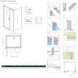Drzwi Prysznicowe Nes 8 KDS I 140 Lewe 10073140-01-01L+10073114-01-01 Radaway