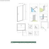 Drzwi Prysznicowe Nes DWJ II 110 Prawe 10036110-01-01R Radaway