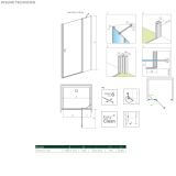 Drzwi Prysznicowe Nes DWJ II 120 Prawe 10036120-01-01R Radaway