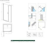 Drzwi Prysznicowe Nes DWS 140 Lewe 10028140-01-01L Radaway
