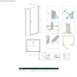 Drzwi Prysznicowe Nes DWS 140 Prawe 10028140-01-01R Radaway