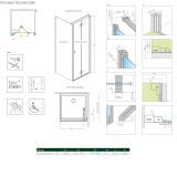 Drzwi Prysznicowe Nes KDJ B Czarne 100 Prawe 10025100-54-01R Radaway