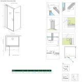 Drzwi Prysznicowe Nes KDJ II 100 Lewe 10032100-01-01L Radaway
