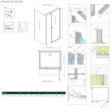 Drzwi Prysznicowe Nes KDS I 140 Prawe 10023140-01-01R Radaway