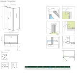 Drzwi Prysznicowe Nes KDS II Czarne 100 Lewe 10033100-54-01L Radaway