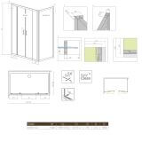Drzwi Prysznicowe Premium Plus DWD 140 33353-01-01N Radaway