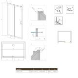 Drzwi Prysznicowe Premium Plus DWJ 140 33323-01-01N Radaway