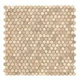 Mozaika Allumi Gold Hexagon 14 30x30 Dunin