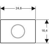 Elektroniczny Zestaw Uruchamiający WC Sigma10 115.907.KH.1 Geberit