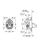 Element Podtynkowy DN 15 33961000 Grohe