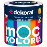 Farba Lateksowa Moc Koloru Turkusowa Głębia 2,5l Dekoral