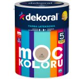 Farba Lateksowa Moc Koloru Cafe latte 5l Dekoral
