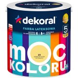 Farba Lateksowa Moc Koloru Słoneczny Blask 2,5l Dekoral