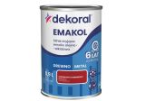 Emalia Olejno-Alkidowa Emakol Strong Czerwony Karminowy Mat 0,9L Dekoral