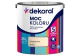 Farba Lateksowa Moc Koloru Beżowy Jasny 2,5l Dekoral