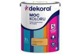 Farba Lateksowa Moc Koloru Cytrynowa Beza 5l Dekoral