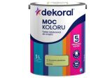 Farba Lateksowa Moc Koloru Groszkowy Pastelowy 5l Dekoral