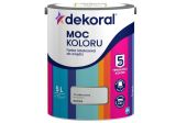Farba Lateksowa Moc Koloru Lekko Szary 5L Dekoral