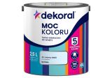 Farba Lateksowa Moc Koloru Lodowy Błękit 2,5l Dekoral