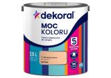 Farba Lateksowa Moc Koloru Morelowy Krem 2,5l Dekoral
