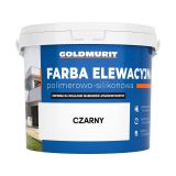Farba Elewacyjna Polimerowo-Silikonowa Czarna 10l Goldmurit