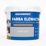 Farba Elewacyjna Polimerowo-Silikonowa Szary Jasny 10l Goldmurit