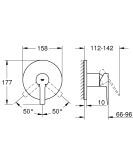 Bateria Podtynkowa Lineare 24063001 Grohe