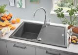 Zlewozmywak Kompozytowy K400 Z Ociekaczem Szary Granit 100x50 cm 31642AT0 Grohe