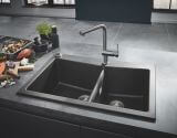 Zlewozmywak Kompozytowy K700 Czarny Granit 56x51 cm 31651AP0 Grohe