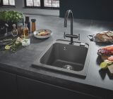 Zlewozmywak Kompozytowy K700 Czarny Granit 56x51 cm 31651AP0 Grohe