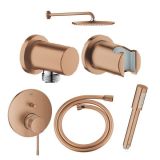 Zestaw Prysznicowy 6w1 Essence Brushed Warm Sunset Grohe