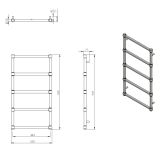 Grzejnik Awena Retro 3 530x969 Galwanizowany G0035309694 Imers