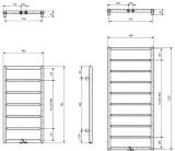 Grzejnik Łazienkowy A3 750x400 Czarny Mat A37504009005MATZDC Luxrad