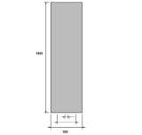 Grzejnik Niva N1L1 52x182 Antracyt Vasco