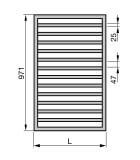 Grzejnik Łazienkowy Quaro White Quartz 971x450 QA 100-045/M0521 Zehnder