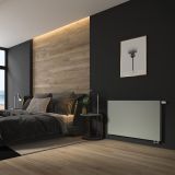 Grzejnik Stalowy Płytowy Z Gładką Płytą Czołową Z Podłączeniem Dolnym Plan Ventil Compact FCV22 600x1200 mm Biały RAL9016 F0A2206012011300 Purmo