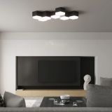 mini: Sollux Plafon SUNDE 15 czarny Spanish Orange E27 (2)