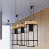 mini: Sollux Lampa wisząca GOTTO 3L Peach Puff industrialny E27 (2)