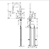 Jednouchwytowa Bateria Kuchenna Talis M54 210 Z Wyciąganą Wylewką 72801000 Hansgrohe