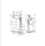 Bateria Wannowa Wolnostojąca Talis S Chrom 72412000 Hansgrohe