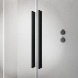 Kabina Prysznicowa Walk-In 150 Lewy Furo Czarny 10106788-54-01L+10110744-01-01 Radaway